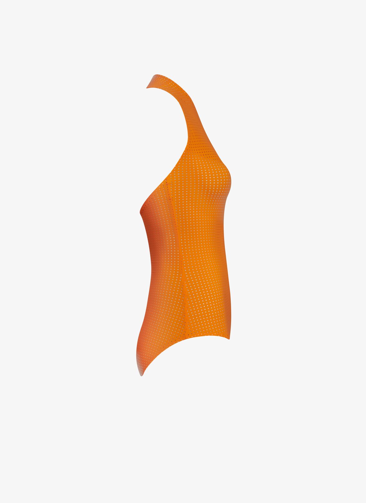 Laser cut swimsuit ALAÏA ORANGE LASER CUT SWIMSUIT